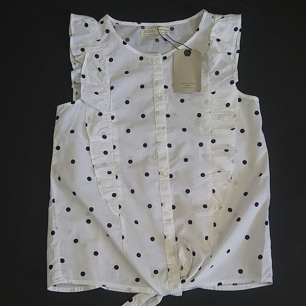 Zara Girl's Soft Collection Top Size 11-12